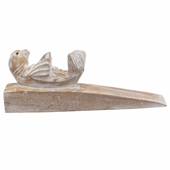 Hand carved Doorstop - Baby Seal for wholesale by Ancient Wisdom