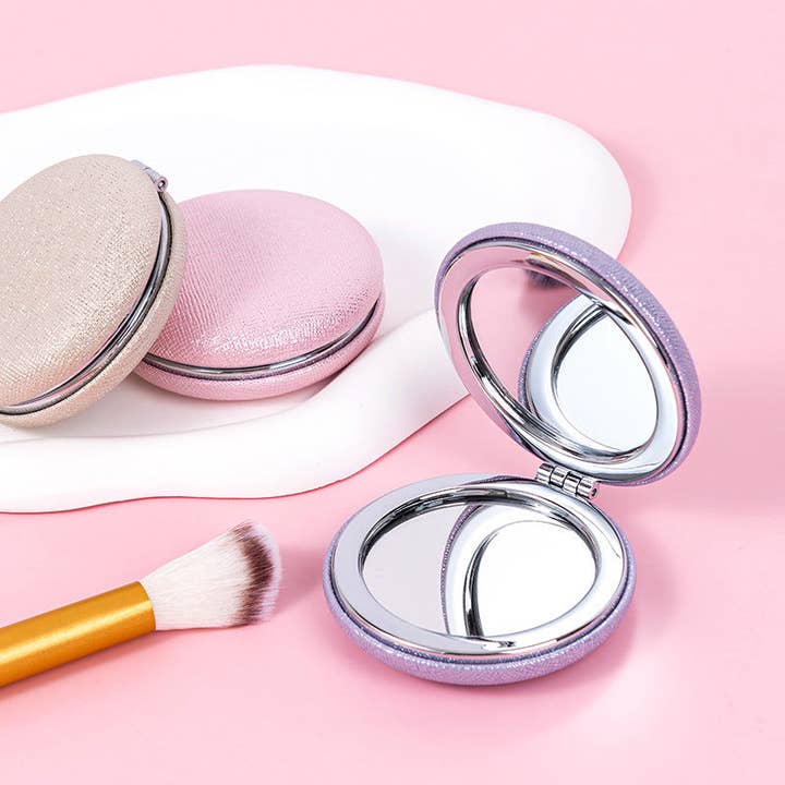 Dipped Shop - Wholesale Makeup Mirror - Candy Color Shiny Mini Makeup Mirror DP25F4126