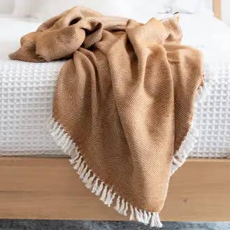 Mechot Handwoven Ethiopian Cotton Throw Blanket for wholesale by Sabahar Europe