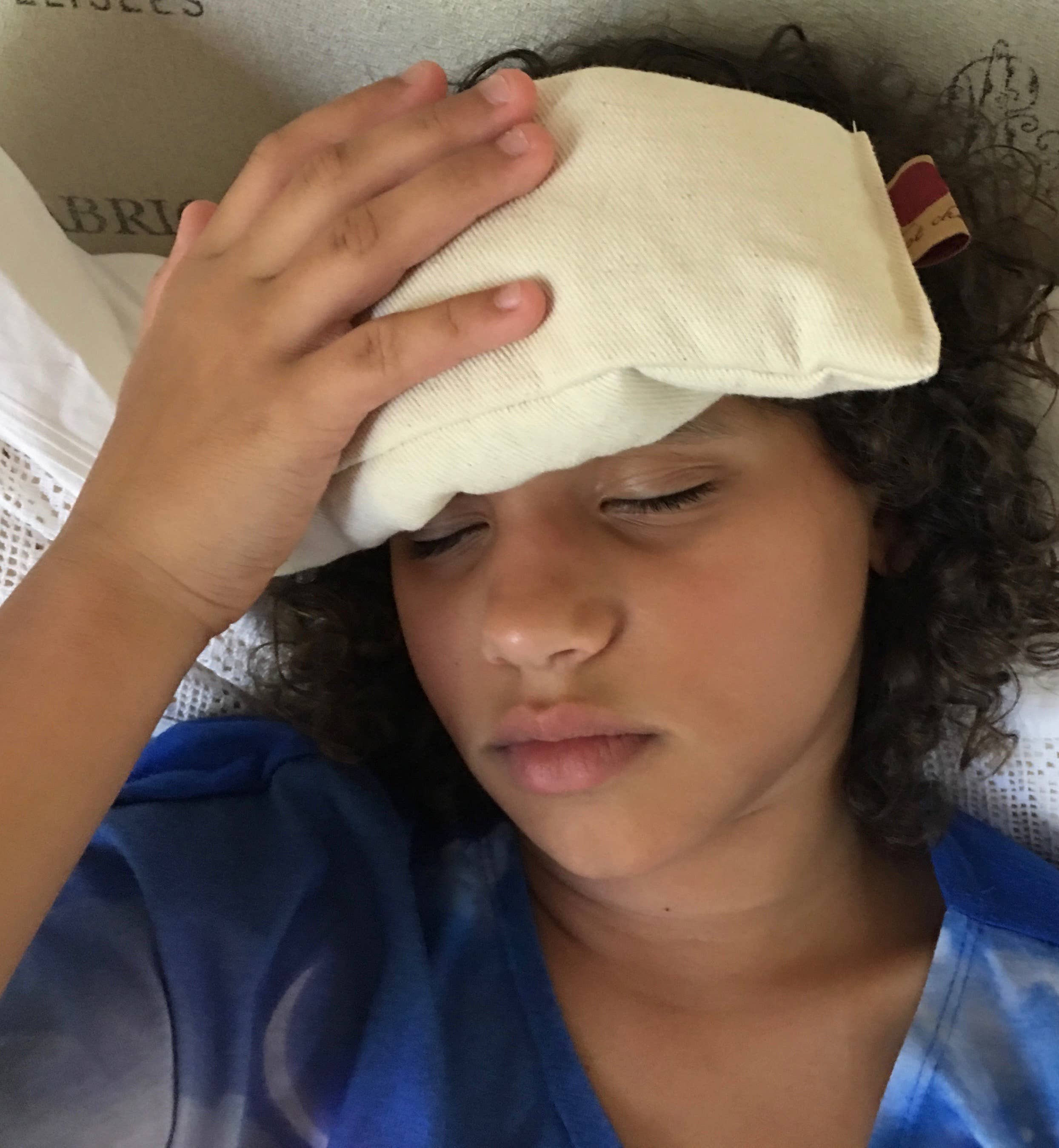 Hot Cherry Pillows - Vente Compresses chaud/froid - Coussin pour les yeux -denim naturel2