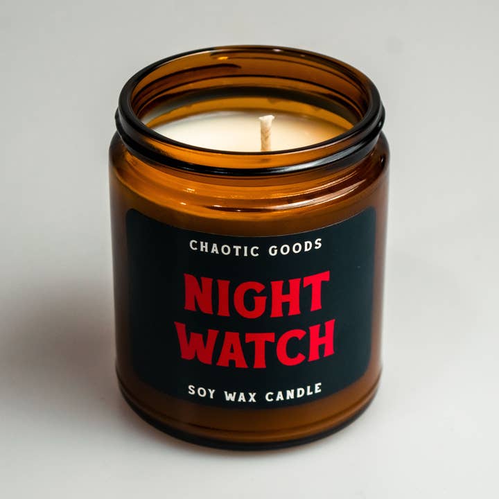 Night Watch Candle for wholesale by We Geek Together