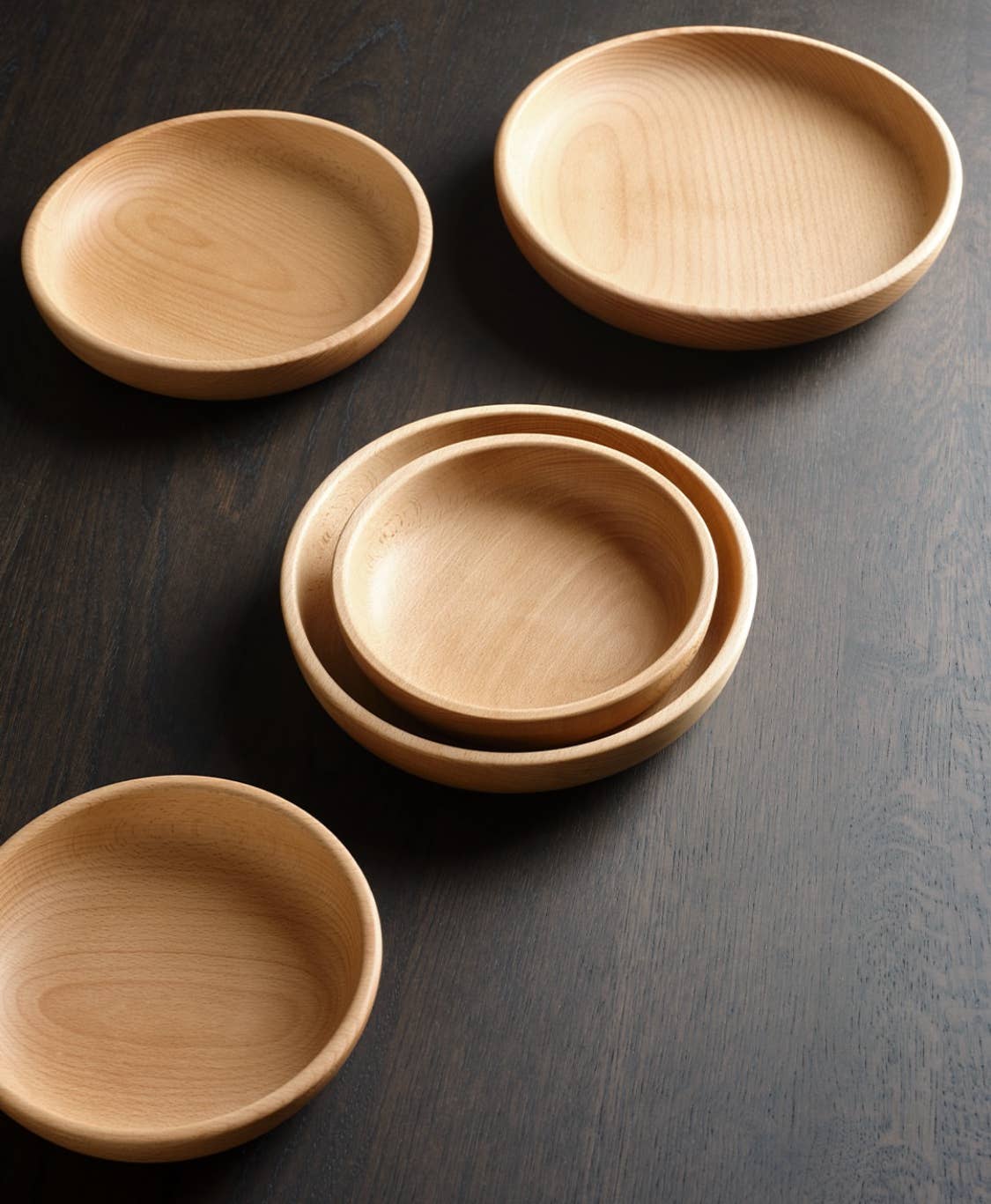 JBrody & Co. USA - Wholesale Serve Bowl - Beech Shallow Bowl - Wood Salad or Fruit Bowl2