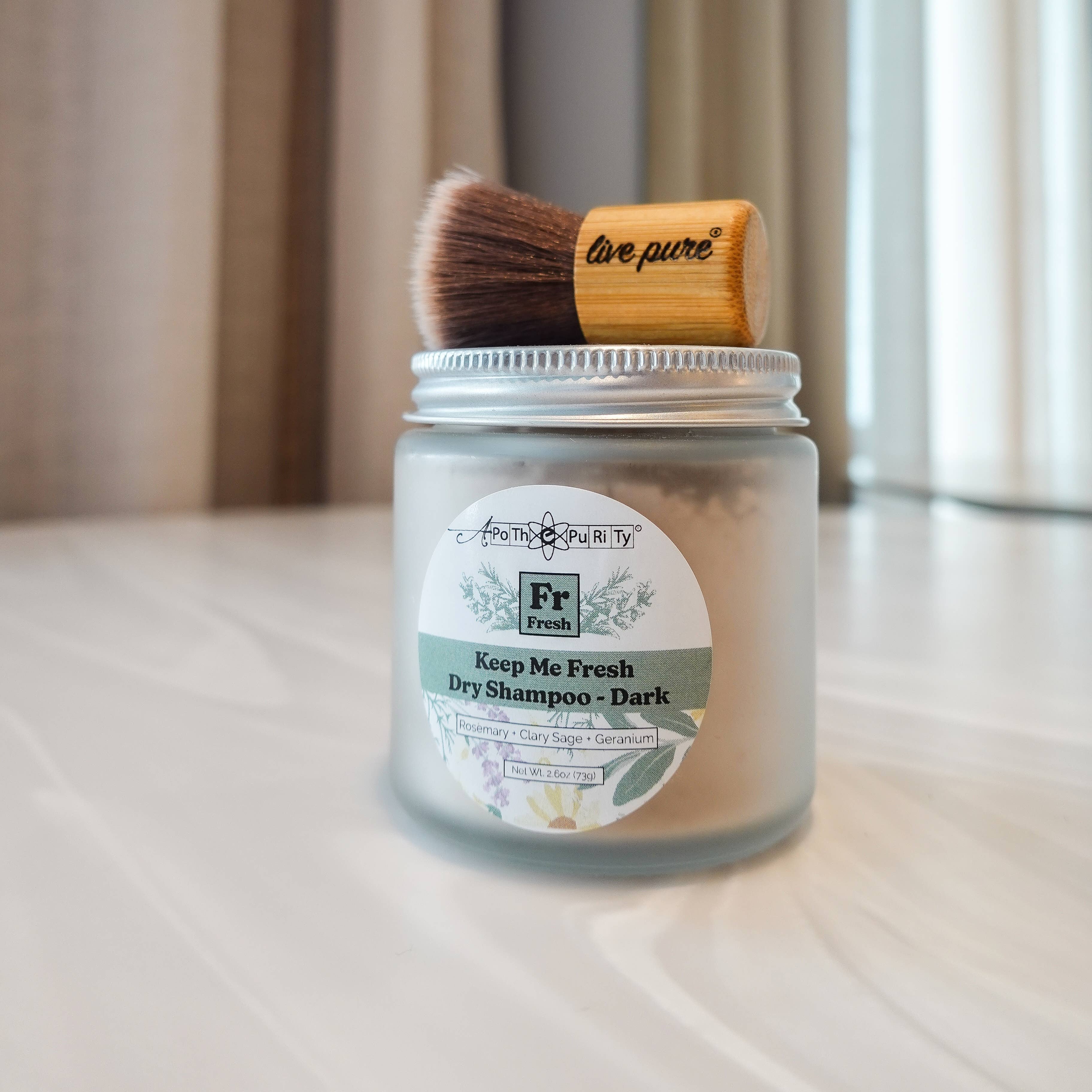 Apothepurity - Wholesale Dry Shampoo - Keep Me Fresh Dry Shampoo - Dark1