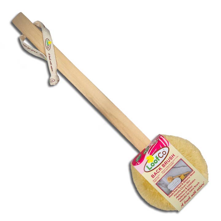 Back Brush | Natural Sisal Exfoliator | Bath & Shower for wholesale by LoofCo - Loofahs & Coconut Brushes