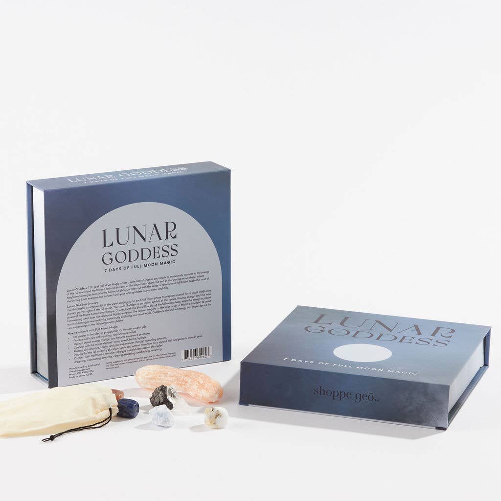 GeoCentral - Wholesale Advent Calendar - Lunar Goddess Crystal Countdown Box (Advent-Style Box) 🌕4