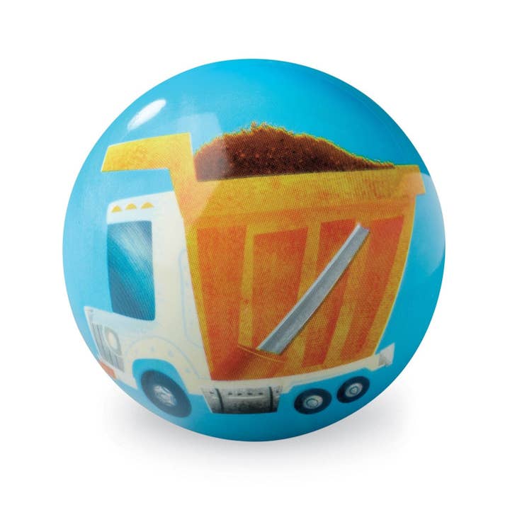 4" Play Ball - Blue Construction for wholesale by Crocodile Creek Inc.