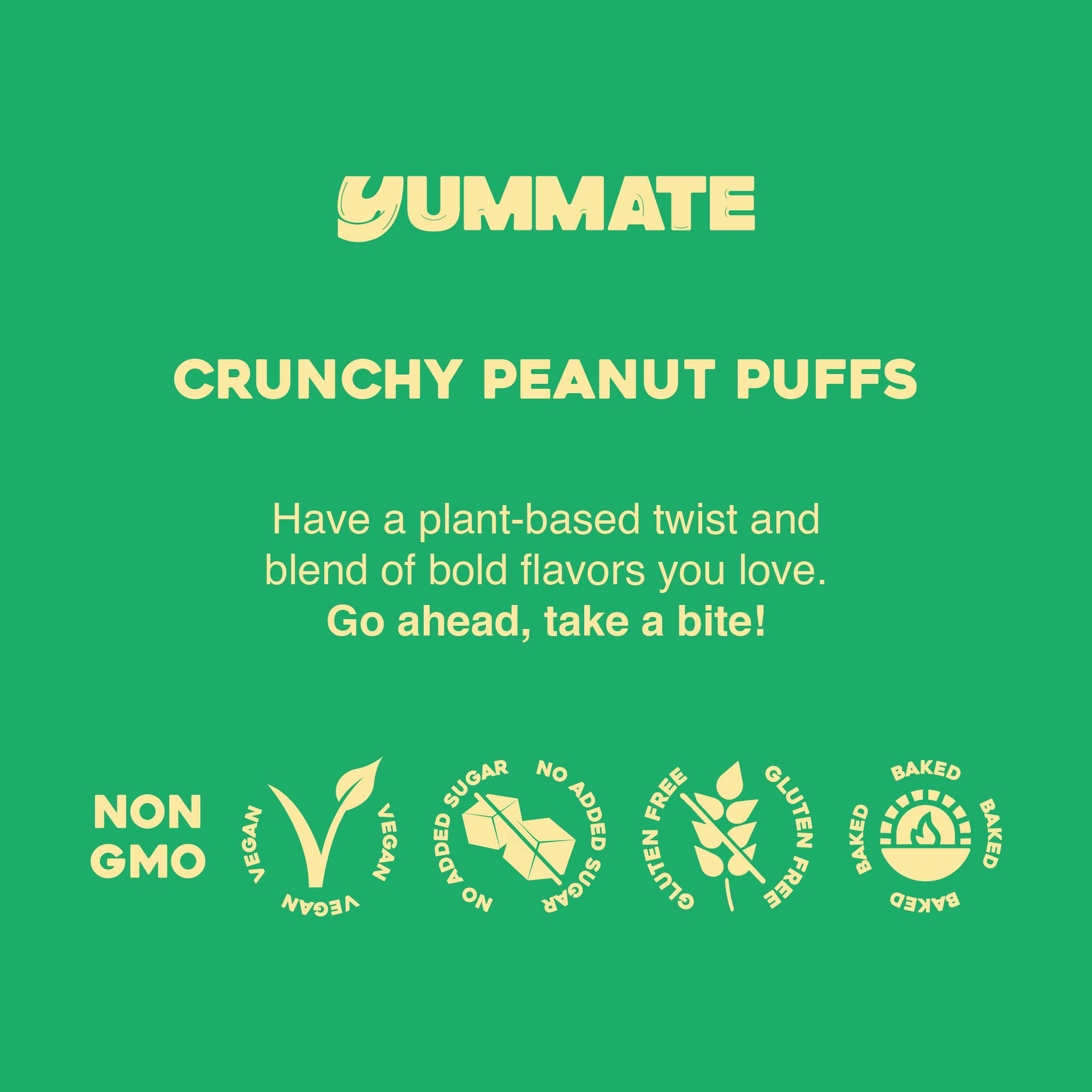 Yummate - Wholesale Chips - Vegan Peanut Chickpea Puffs / Snacks / Chips3
