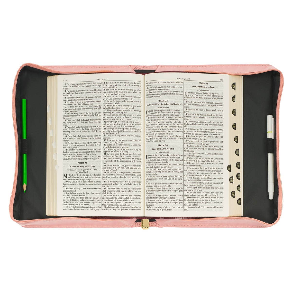 Christian Art Gifts - Wholesale Bible Cover - Strength & Dignity Rose Medium Size Bible Cover Prov. 31:252
