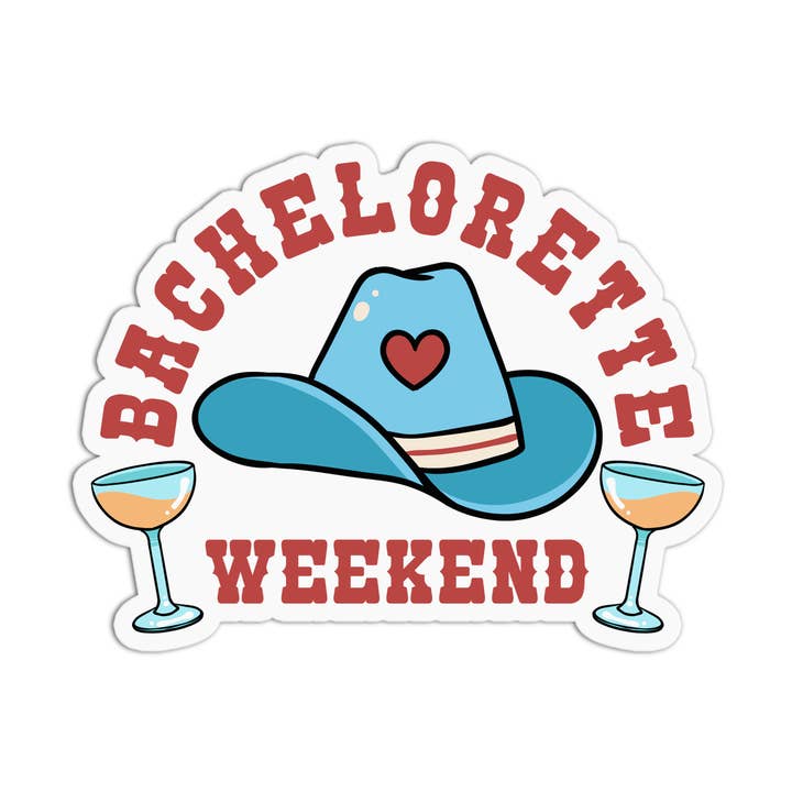 Bachelorette Weekend Vinyl Waterproof Stickers for wholesale by Girls Printing House