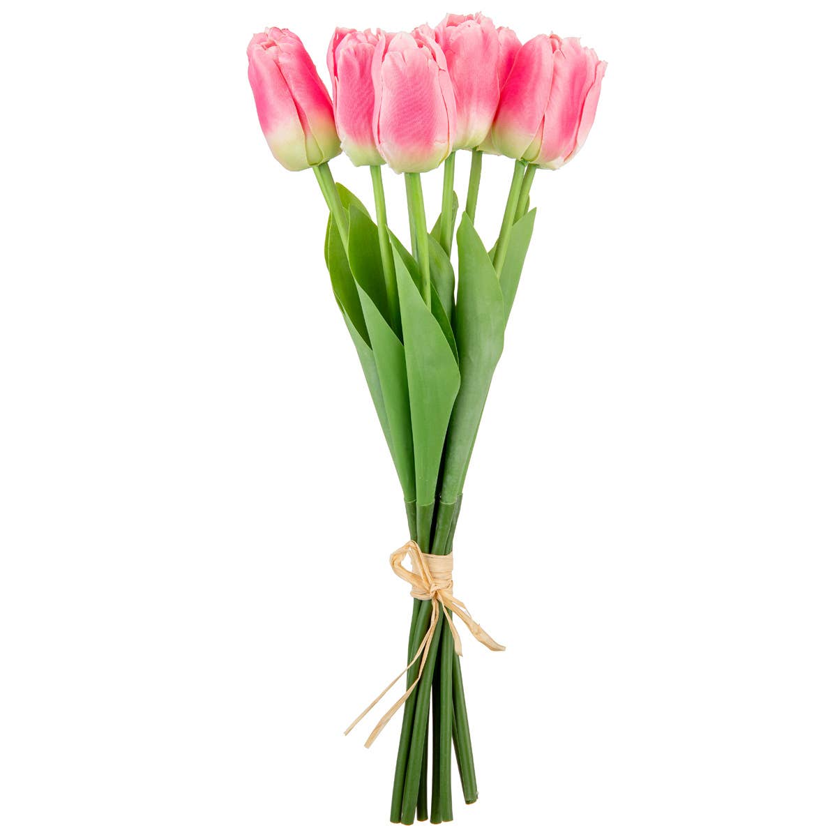Eleganza Floral – wholesale Artificial flowers – Tulip Bunch x 9 Pink0
