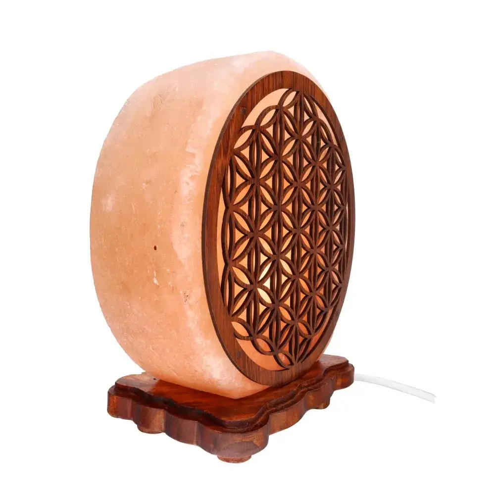 Vives de la Cortada S.L - Wholesale Individual Charm/Pendant - Flower of Life Salt Lamp1