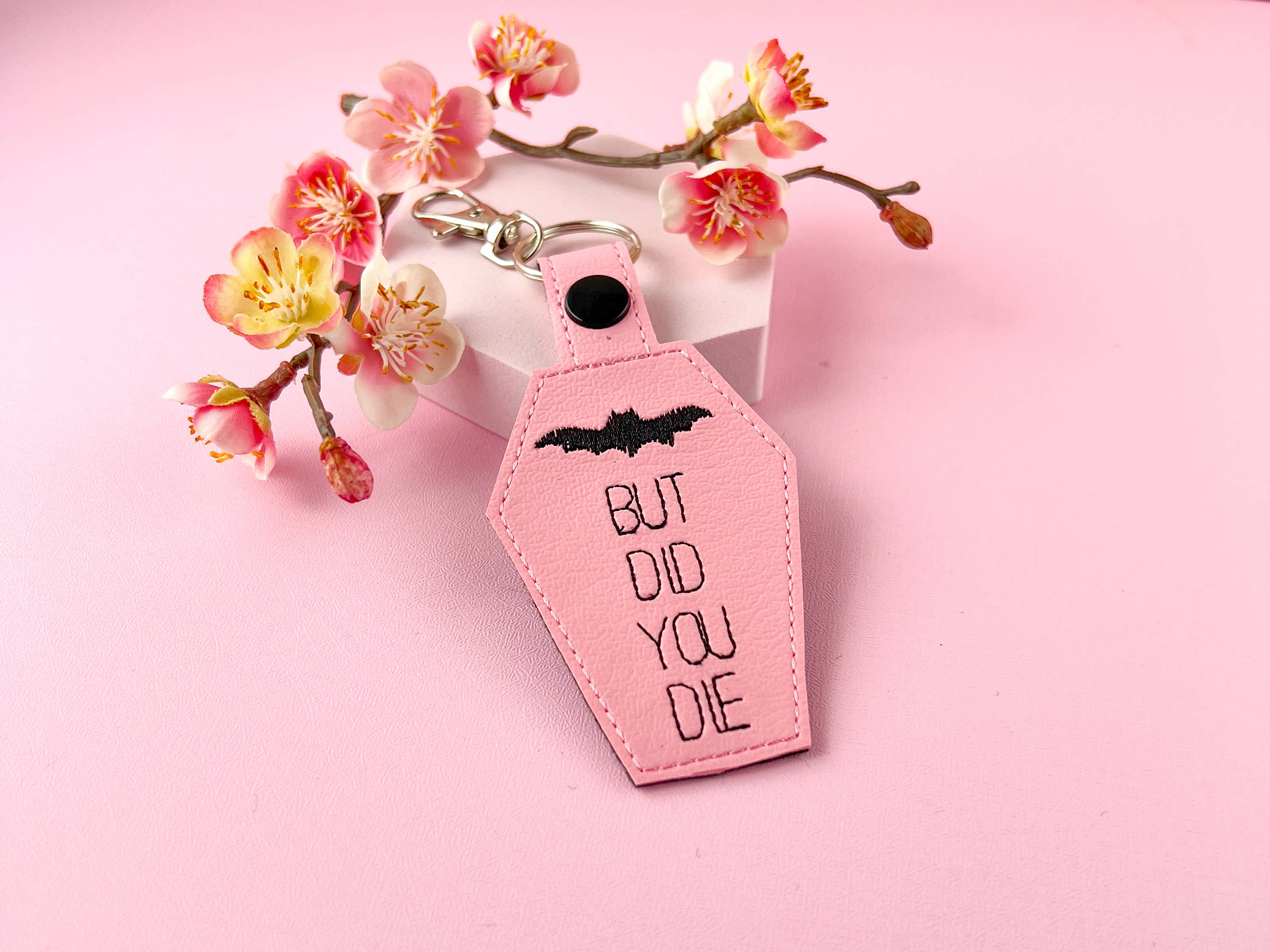 Kawaii Hair Candy - Wholesale Keychain - Unisex - But Did You Die Coffin Keychain Cute Spooky Bag Charm1
