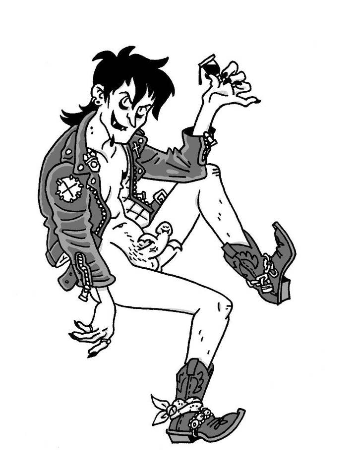 Adesivo: Radlands Le Vampir! Nosferatu!! Di Liz Suburbia per la vendita all'ingrosso da parte di Silver Sprocket