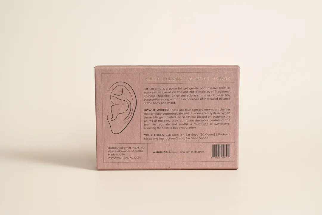 VIE HEALING - Wholesale Acupuncture Supplies - The Detox and Cleanse Kit (24K Gold Ear Seeds)5
