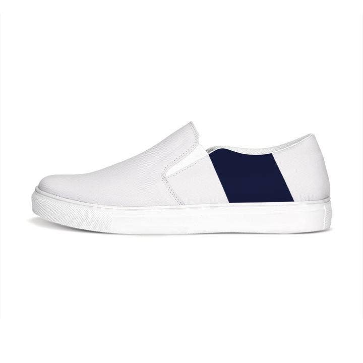 Uppsala Slip On - White and Navy for wholesale by FJOLK