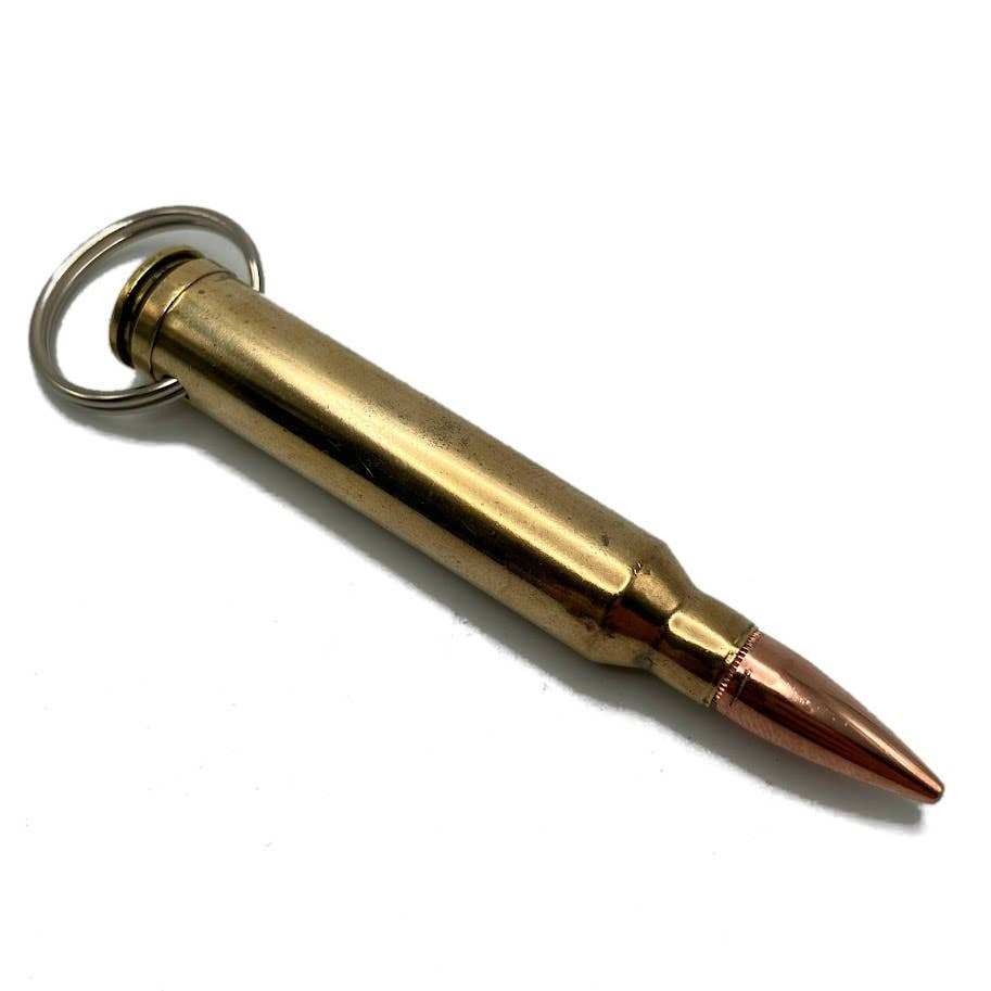 Vermont Cut Coins & 2nd Shot Round - Wholesale Keychain - Unisex - Bullet Keychains - Many Calibers - .223 .45 9mm .40 10mm2