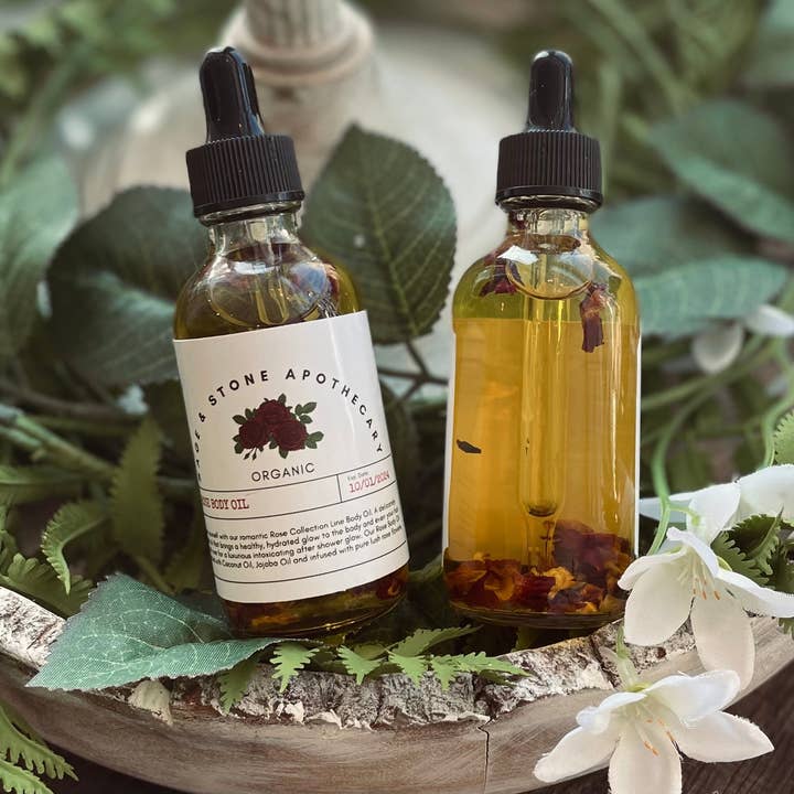 Sage & Stone Apothecary - Wholesale Bath/Body Oil - Rose Oil