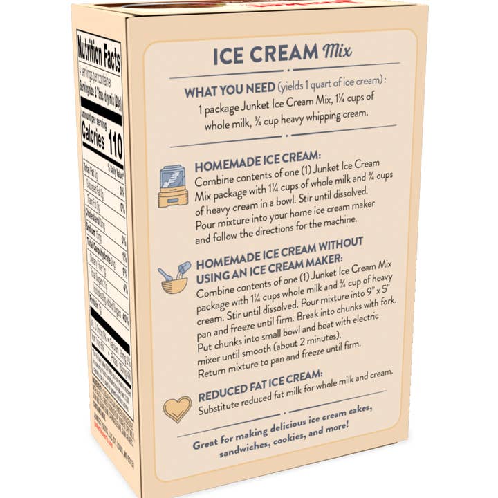 Junket Desserts – Engroshandel Is/sorbet – Hollandsk Chokolade Ice Cream Mix (sag af 12)