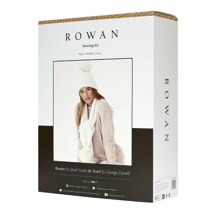 Hat and Scarf set - ROWAN - Knitting Kit for wholesale by The DMC Group