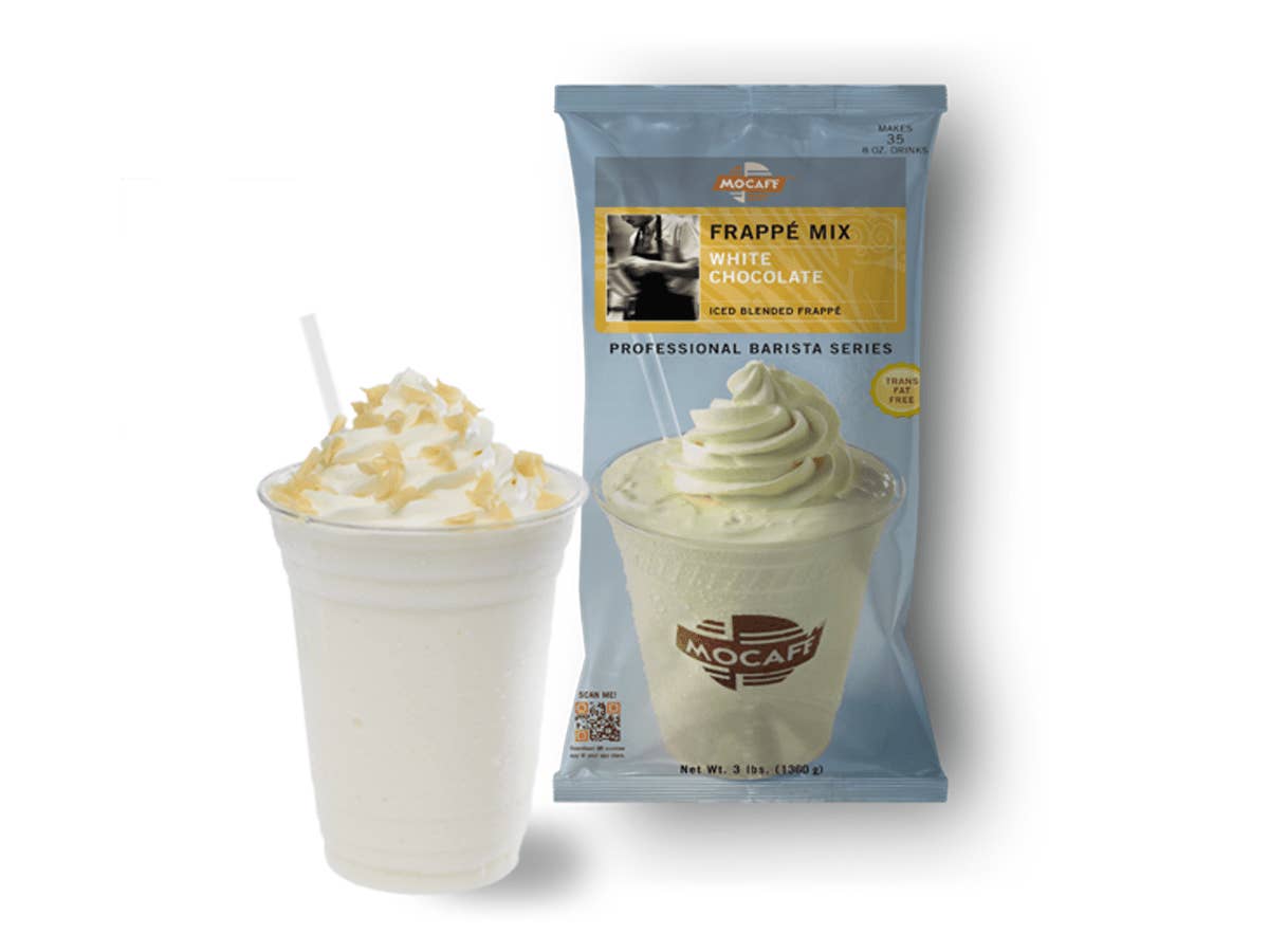 Innovative Beverage Concepts - Wholesale Beverage Mix - MOCAFE™ White Chocolate Frappe