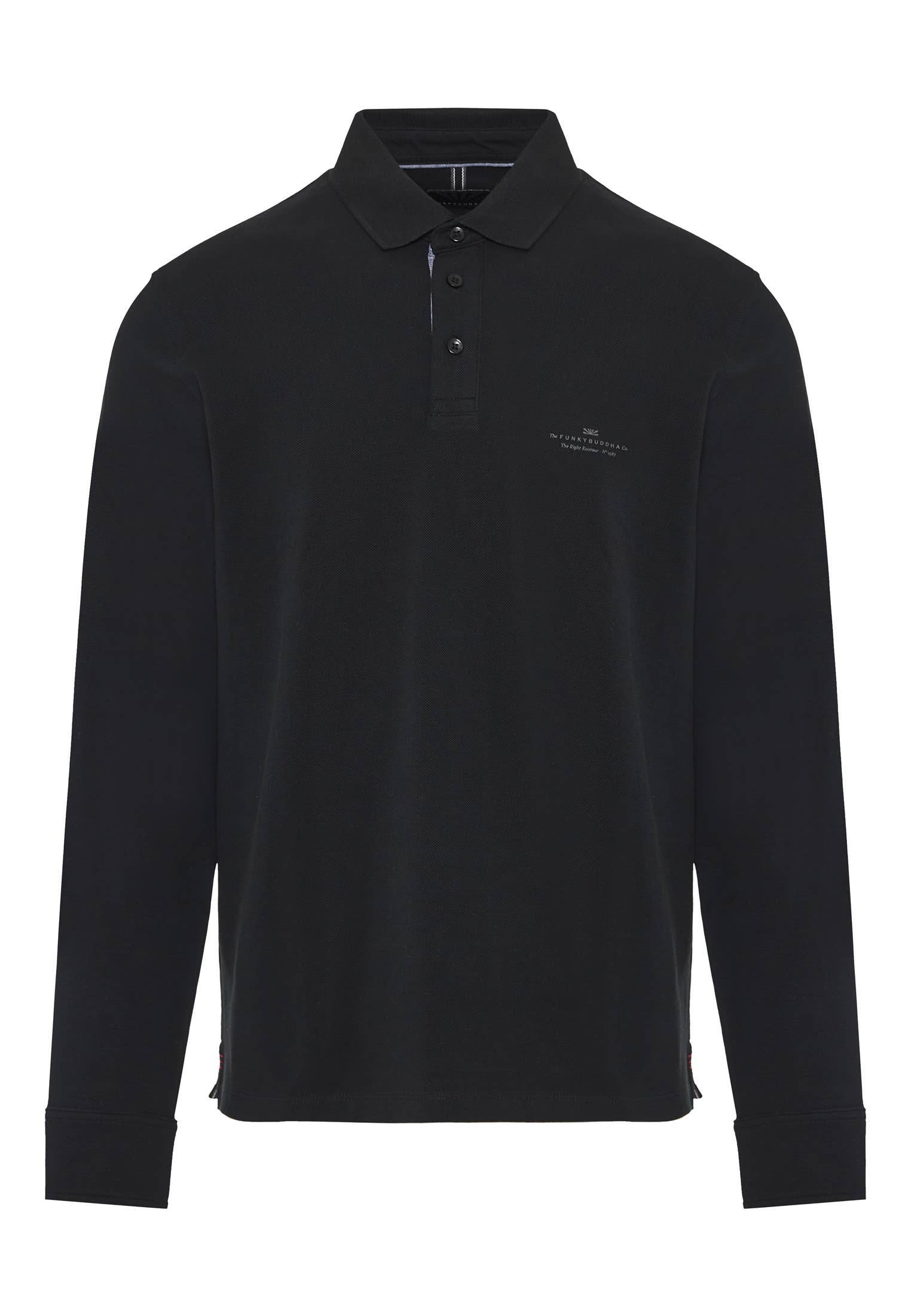 Funky Buddha - Wholesale Polo - Men's - Men's Longsleeve Polo Shirt  [FBM012-001-11]3