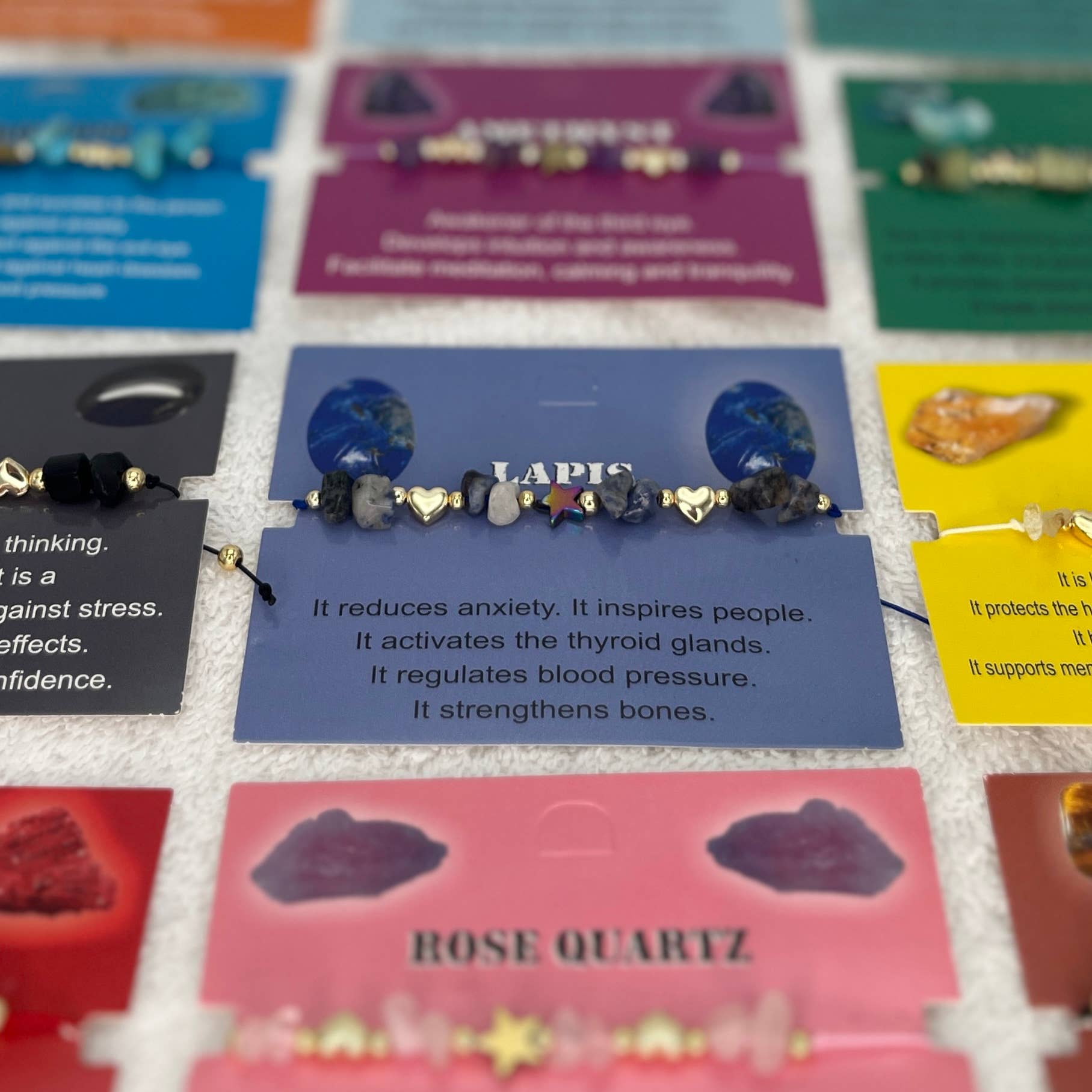 Loli - Wholesale Beaded Bracelet - Card Bracelet | Zodiac Bracelet | Natural Stone Bracelet 71