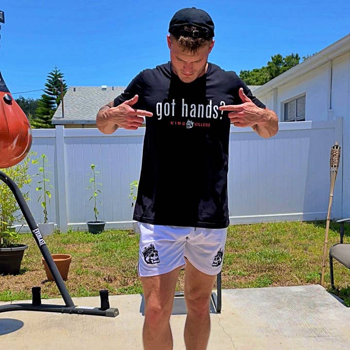 Tem as Mãos? T-Shirt de Boxe Manga Curta por atacado de King Killers