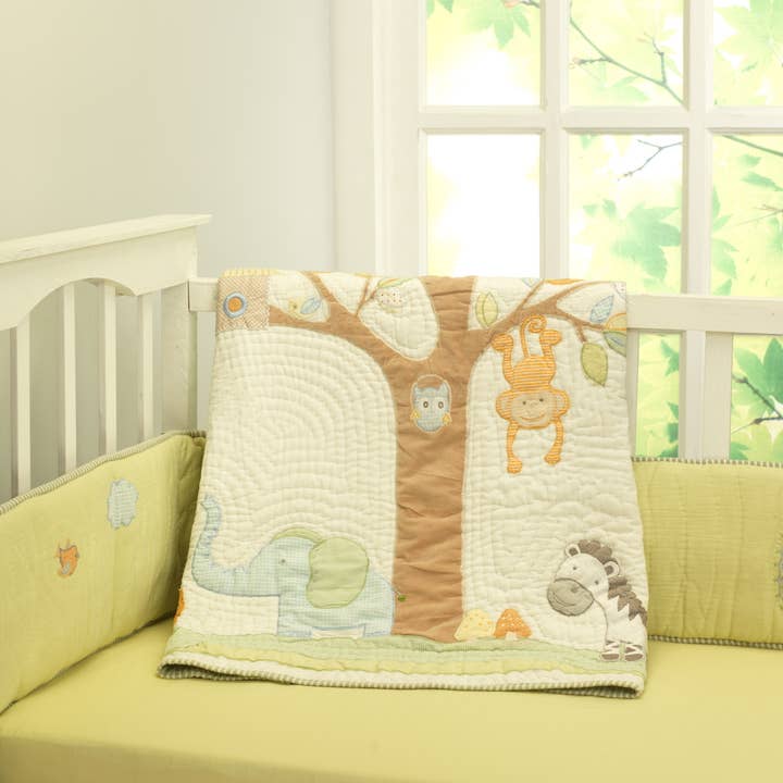Jungle Safari Quilt for wholesale by Little West Street