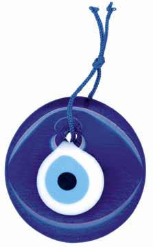 Tesoros Trading Company - Wholesale Ornament - XL Evil Eye Glass Orn, Turkey3