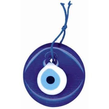 Tesoros Trading Company - Wholesale Ornament - XL Evil Eye Glass Orn, Turkey3