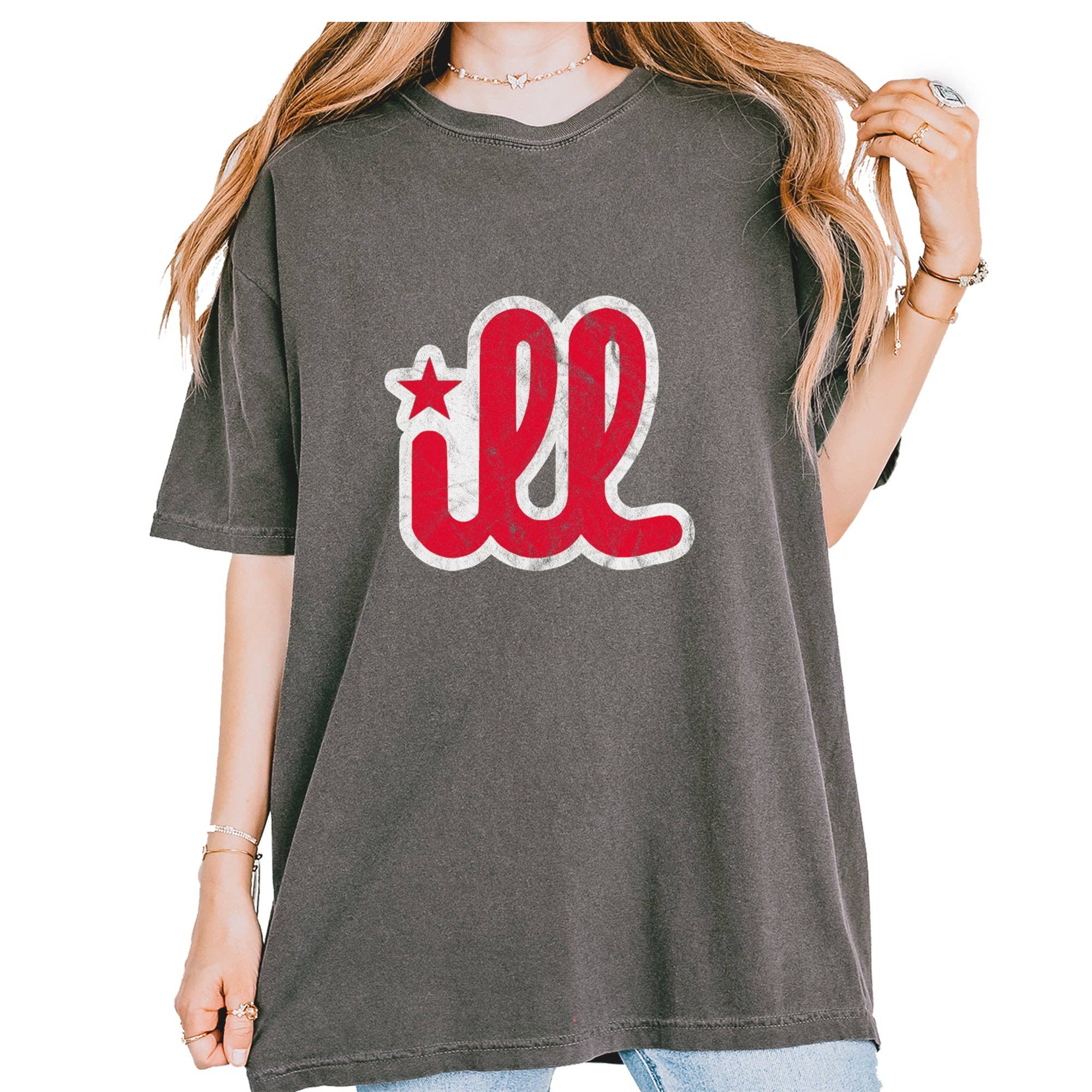 Expression Tees - Vente T-shirt sérigraphié – femme - ILL Vintage C'est Un Truc De Philly T-shirt Vintage Doux Unisexe0