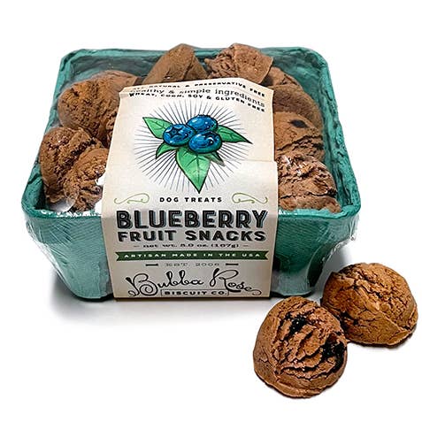 Bubba Rose Biscuit Co. - Wholesale Pet Treats - Dog - Blueberry Fruit Crate Box