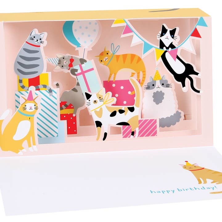 Gatos de fiesta encantados de Shadow Box para venta al por mayor de Popshots Studios