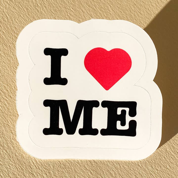 I Heart Me Sticker for wholesale by Paper Boy Goods