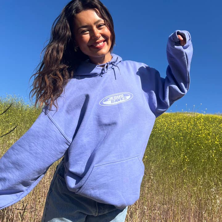 NEW! | "JESUS SAVES" RETRO HOODIE | VELVET for wholesale by He Would Love First