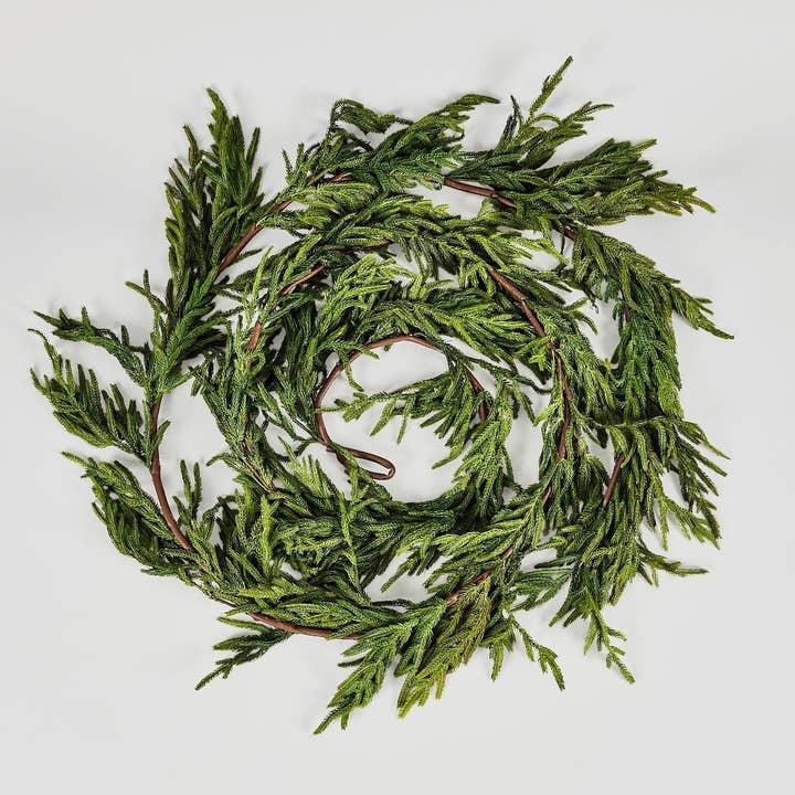 Afloral - Wholesale Bunting/Garland - Afloral Real Touch Norfolk Pine Garland - 180" Long