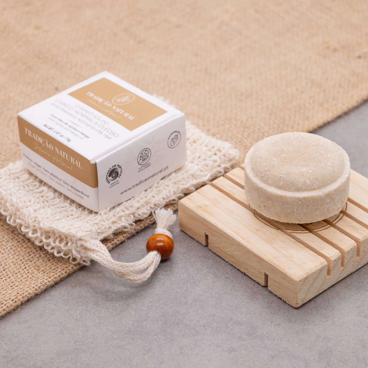 Tradição Natural - Wholesale Shampoo Puck/Solid Shampoo - Normal to oily hair - Solid shampoo - Handmade - 70 g2