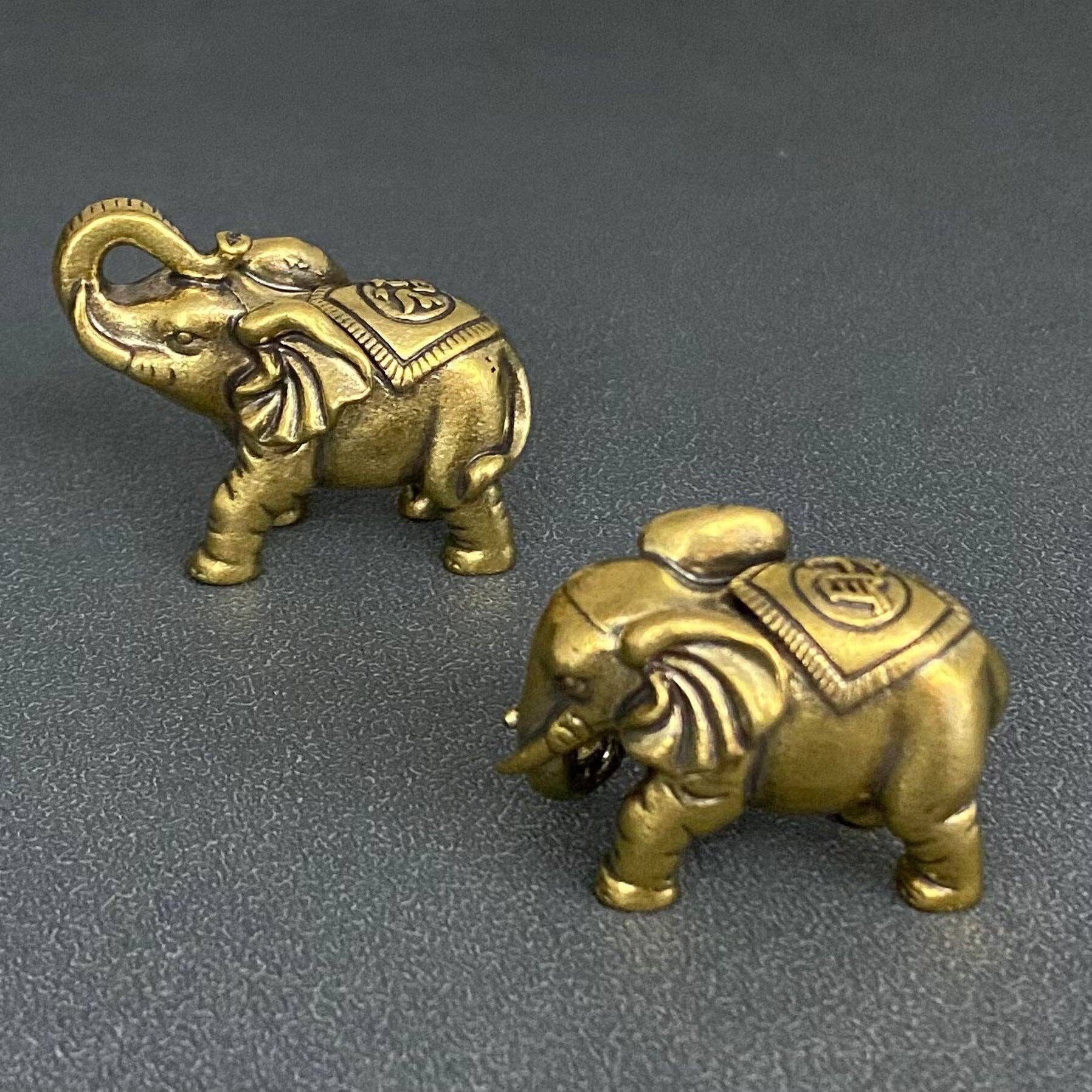 Mio Queena - Wholesale Decorative Figurine - Brass Elephant Crafts Desktop Ornaments Decoration5