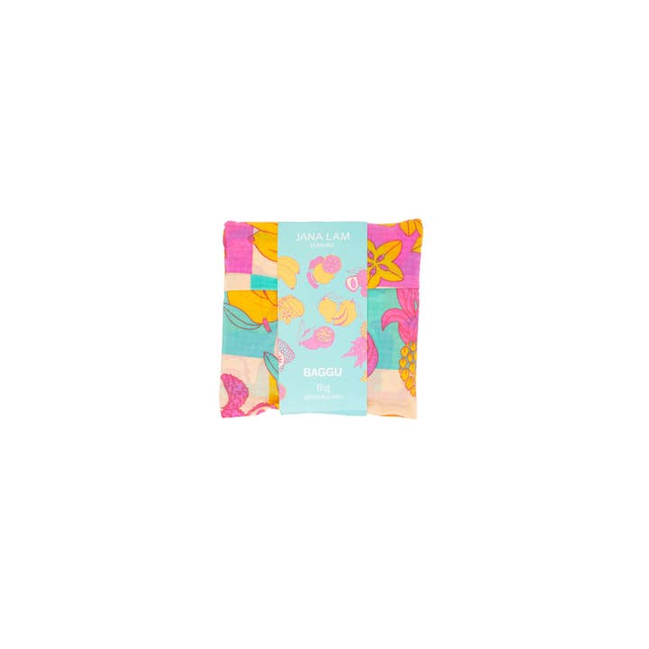 Jana Lam - Wholesale Grocery/Shopping Bag - Big Baggu Reusable Bag • Fruit Stand • Jana Lam Hawaii + Baggu