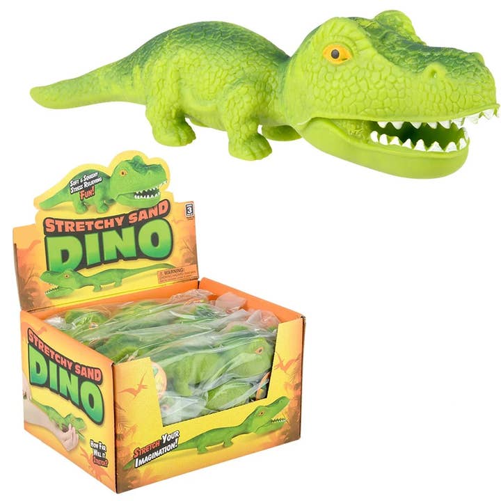 JSBlueRidge Toys - Wholesale Fidget Toy - Kids - Dinosaur Sand Filled Stocking Stuffer Fidget Kid Toy