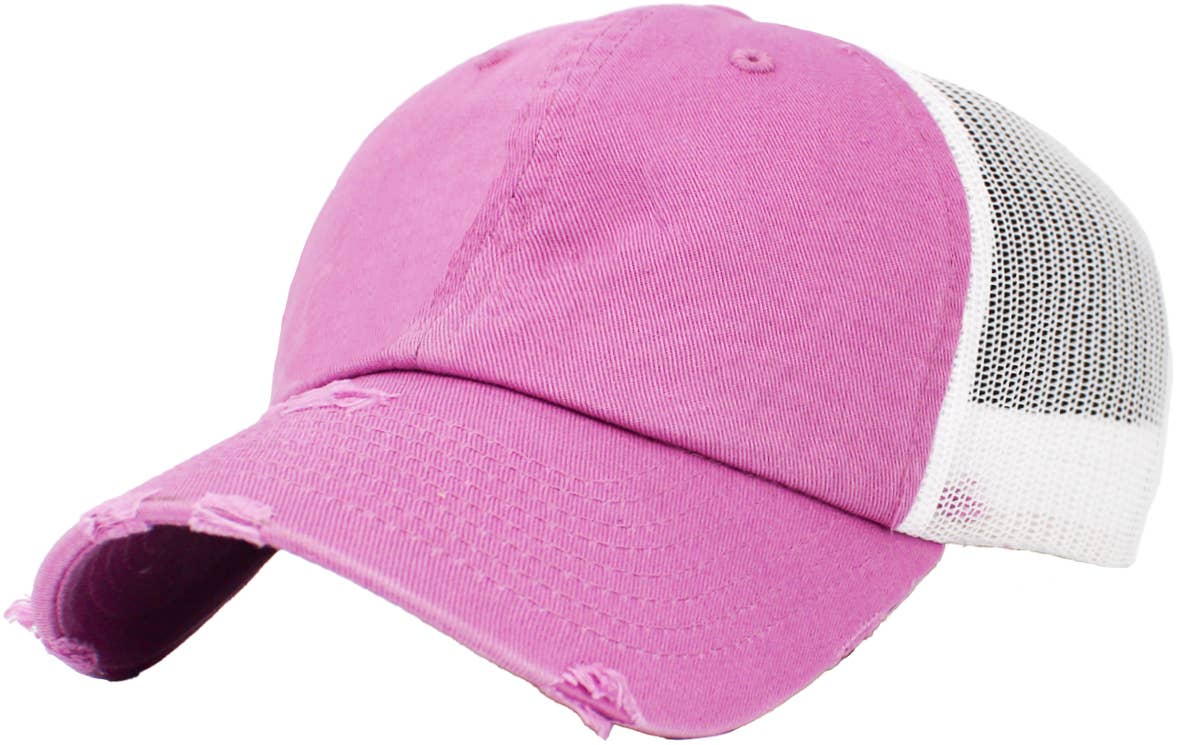 KBETHOS – Großhandel Basecap – Unisex – Vintage-Trucker-Cap mit Mesh-Einsätzen71