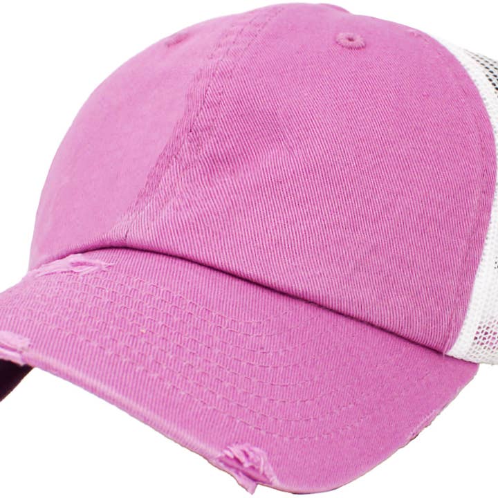 KBETHOS – Großhandel Basecap – Unisex – Vintage-Trucker-Cap mit Mesh-Einsätzen71