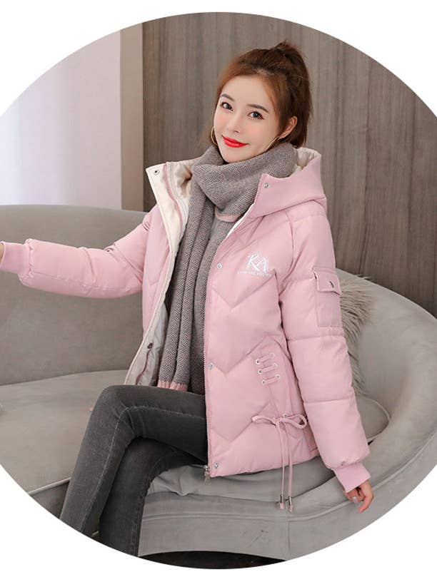 Marayn - Wholesale Puffer Jacket - Women's - Chic 2025 Winter Puffer Jacket Korean Style Warm Loose #239