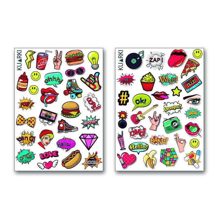 Pop-Art-Aufkleber, Stickerpaket, Stickerbuch, Aufkleber für den Großhandel von KUARKI