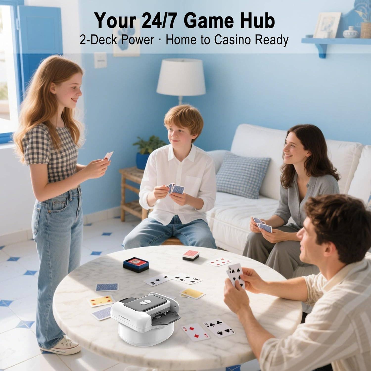 VIGOR - Wholesale Playing Cards - Automatic One Press AUTO & Manual Mode Card Shuffler Machine3