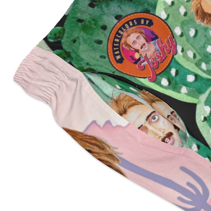 Abbinato automaticamente al colore del design Costume da bagno Nicolas Cage «Raising Arizona» Cactus Acid Trip in vendita all'ingrosso su Faire