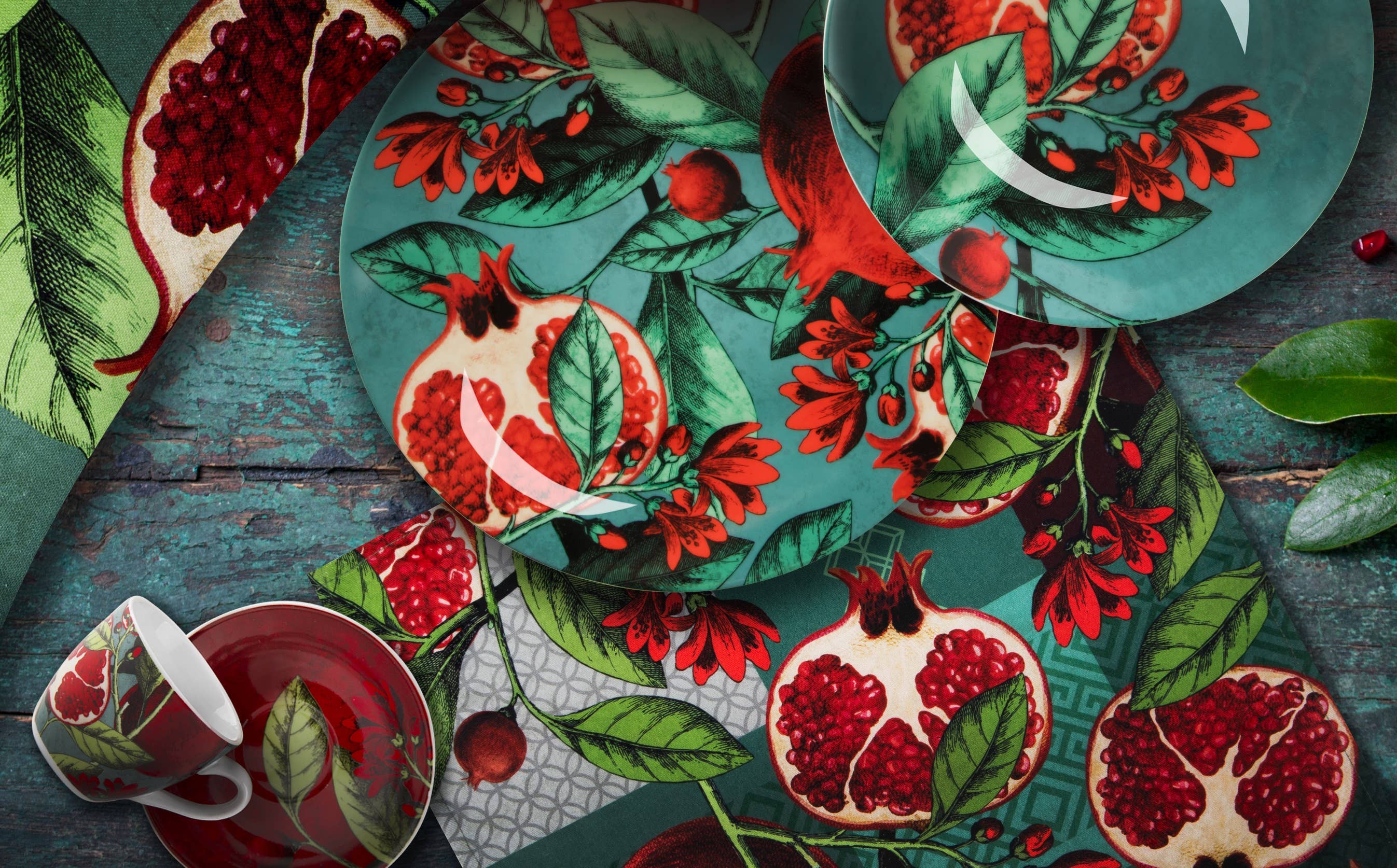 Multicolore Servizio Piatti 18 Granada in vendita all'ingrosso su Faire4