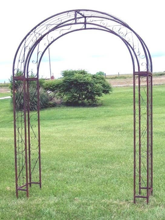 Wide Rounded Top Arch for wholesale by Garden Iron And More