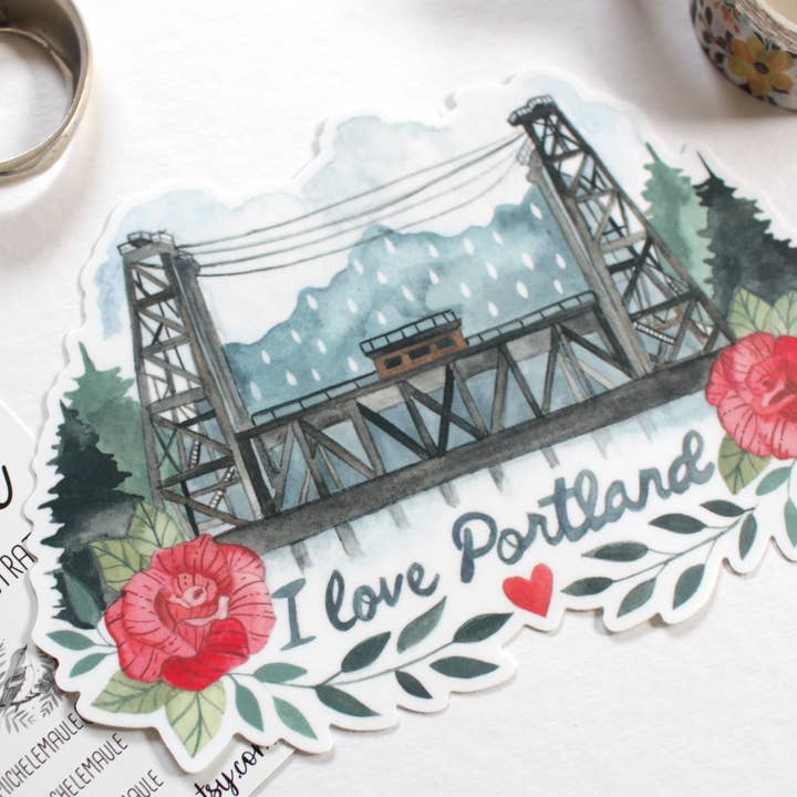 michele maule - Wholesale Sticker - Vinyl Sticker - I Love Portland1