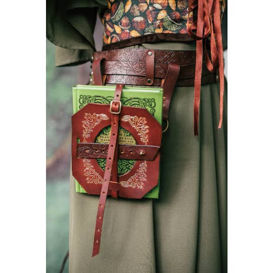 Costurero Real - Wholesale Boekenhouder/standaard - Boekhouder van leer - LARP boekentas - cadeau voor boekenliefhebbers